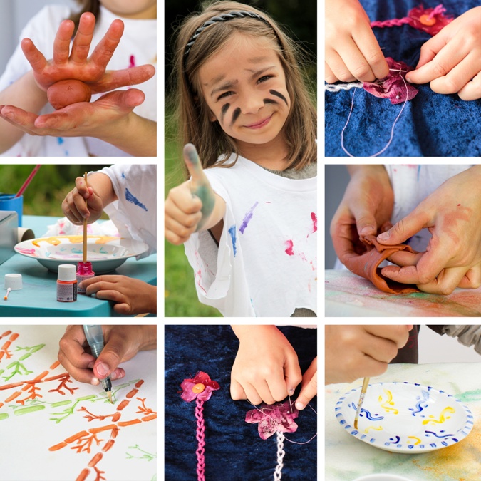 Des activités manuelles à faire avec les copains des enfants